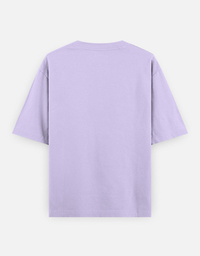 Lavender unisex oversized classic t-shirt with short sleeves
