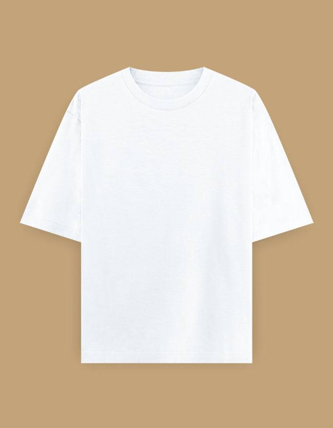 Color_White Creative Chaos - Unisex Oversized Classic T-Shirt White Unisex Oversized T-Shirt by ItiDharma