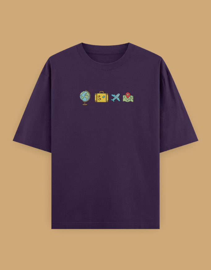 Color_GreyMelange Miles & Moments Tee Grey Melange Unisex T-Shirt by ItiDharma