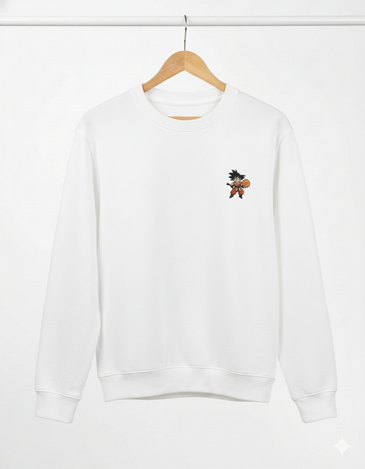 "Goku" Embroidered Sweatshirt | Unisex Regular Fit