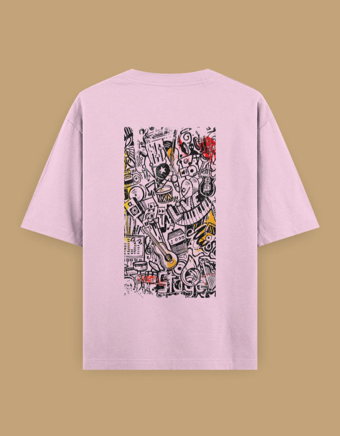 Color_BottleGreen Creative Chaos - Unisex Oversized Classic T-Shirt Bottle Green Unisex Oversized T-Shirt by ItiDharma