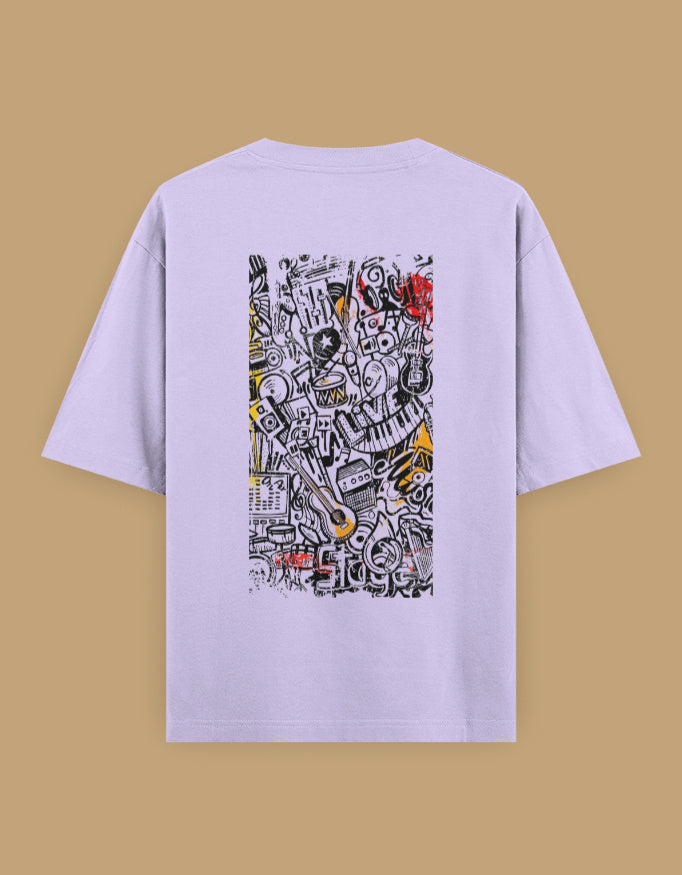 Color_BottleGreen Creative Chaos - Unisex Oversized Classic T-Shirt Bottle Green Unisex Oversized T-Shirt by ItiDharma