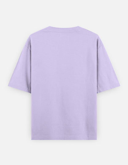 Lavender unisex oversized classic T-shirt with short sleeves