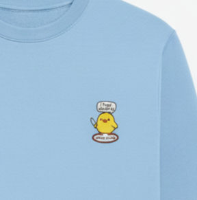 Cute Duck Meme Sweatshirt – “I Have Stability Ability to Stab” Funny Unisex Fleece