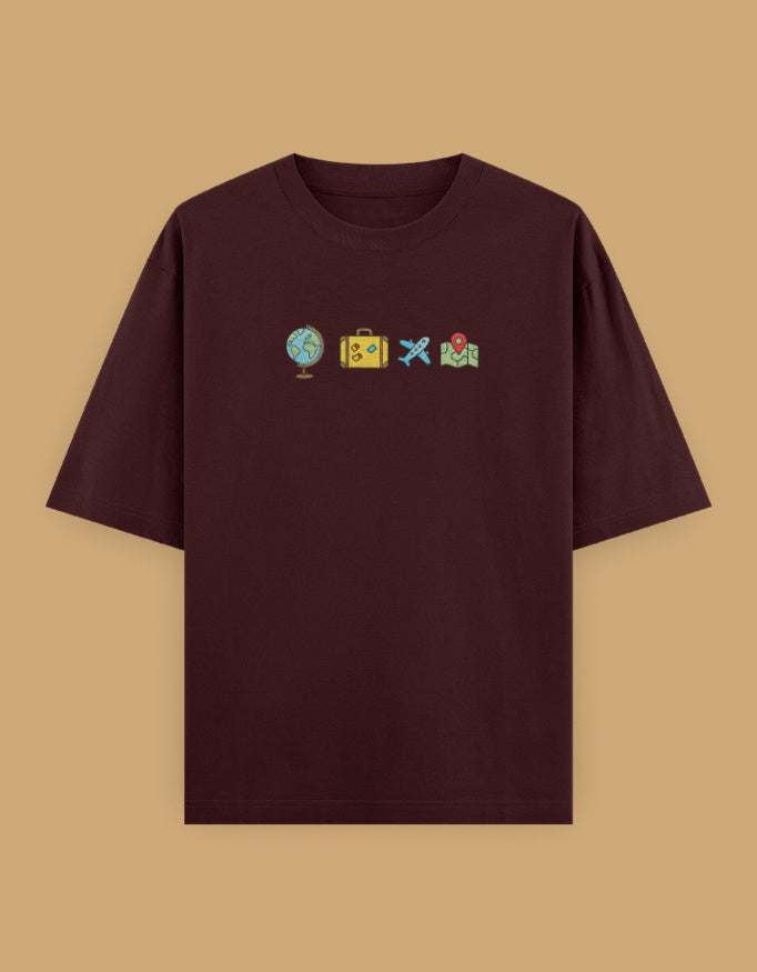 Color_NavyBlue Miles & Moments Tee Navy Blue Unisex T-Shirt by ItiDharma