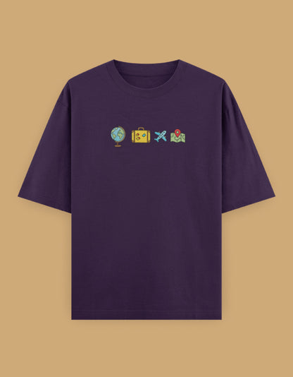 Color_GreyMelange Miles & Moments Tee Grey Melange Unisex T-Shirt by ItiDharma