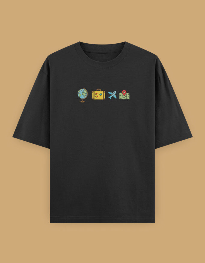 Color_White Miles & Moments Tee White Unisex T-Shirt by ItiDharma