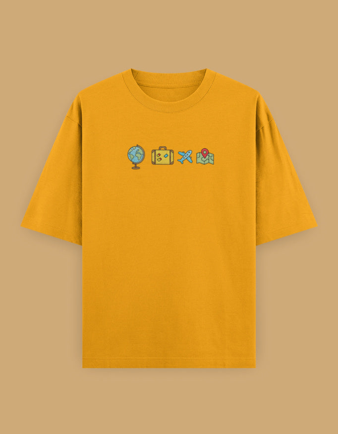 Color_NavyBlue Miles & Moments Tee Navy Blue Unisex T-Shirt by ItiDharma