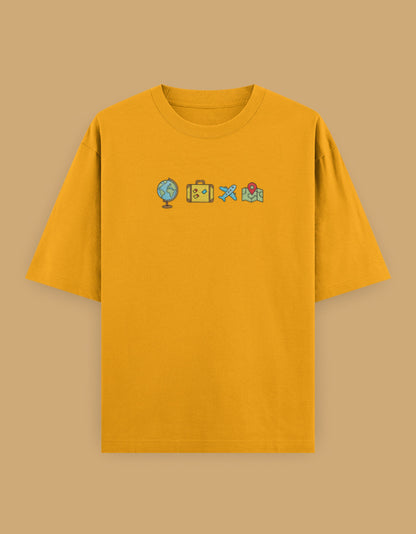 Color_NavyBlue Miles & Moments Tee Navy Blue Unisex T-Shirt by ItiDharma