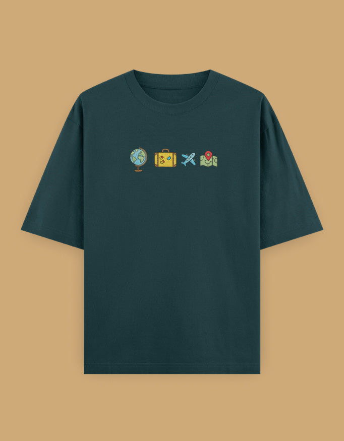 Color_GreyMelange Miles & Moments Tee Grey Melange Unisex T-Shirt by ItiDharma