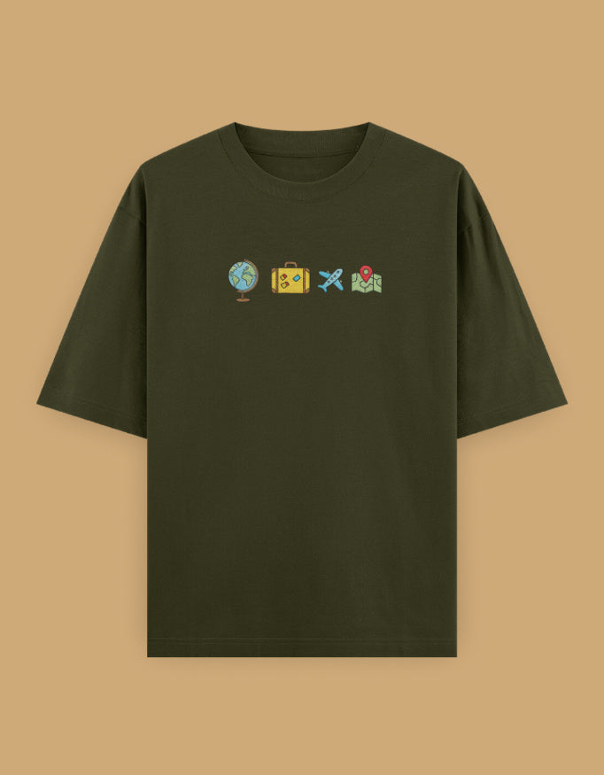 Color_GreyMelange Miles & Moments Tee Grey Melange Unisex T-Shirt by ItiDharma