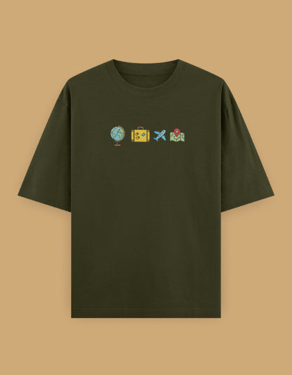 Color_GreyMelange Miles & Moments Tee Grey Melange Unisex T-Shirt by ItiDharma