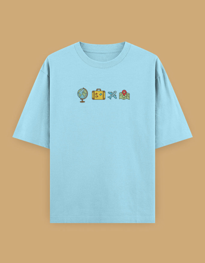 Color_White Miles & Moments Tee White Unisex T-Shirt by ItiDharma
