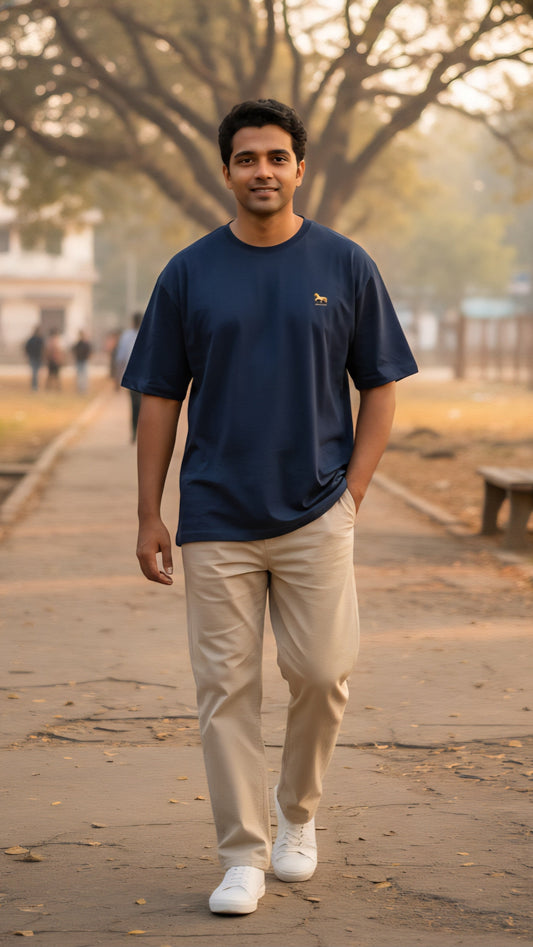 Oversized Terry Tee | Minimal Luxe Series I Heritage collection - ItiDharma